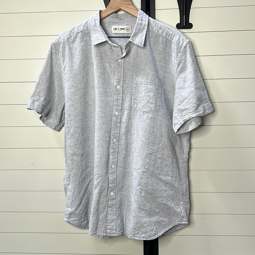 Line of trade button down short sleeve XXL